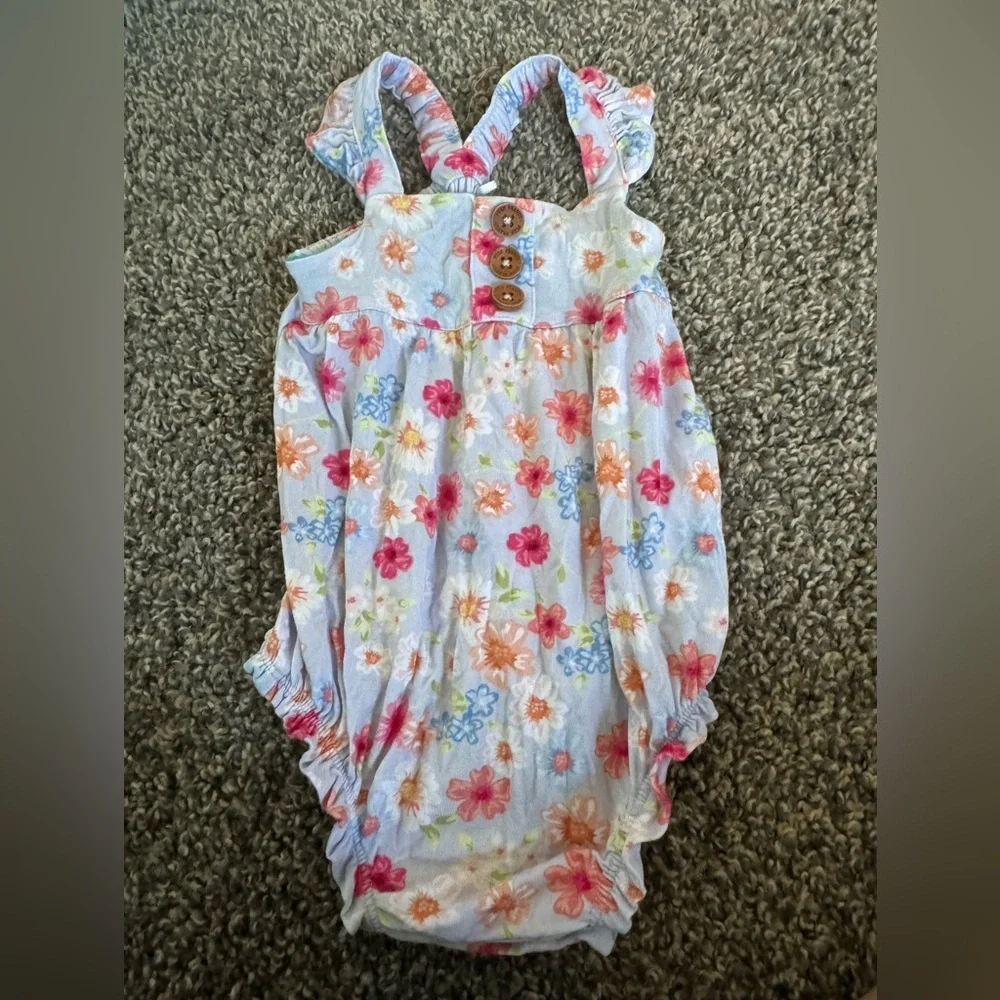 Posh Peanut Bubble Romper in Carissa